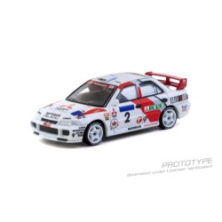 1/64 MITSUBISHI LANCER EVOLUTION III HONG KONG BEIJING RALLY 1996 WINNER A.VATANEN/C.GILBERT 1/64 MITSUBISHI LANCER EVOLUTION III HONG KONG BEIJING RALLY 1996 WINNER A.VATANEN/C.GILBERT