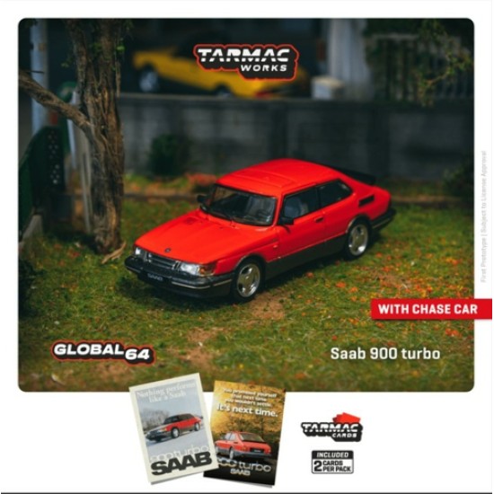 TCT64G056RE - 1/64 SAAB 900 TURBO - RED