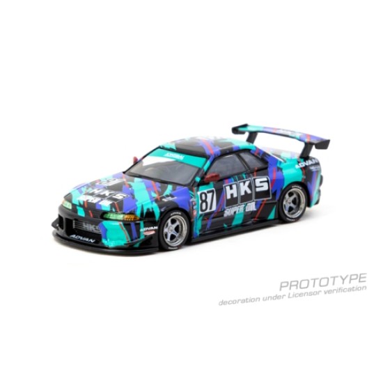 1/64 NISSAN SKYLINE (R32) WIDEBODY HKS