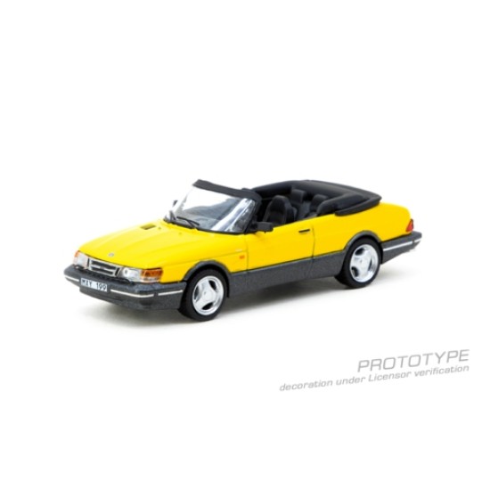 TCT64G067YE - 1/64 SAAB 900 TURBO CONVERTIBLE - YELLOW