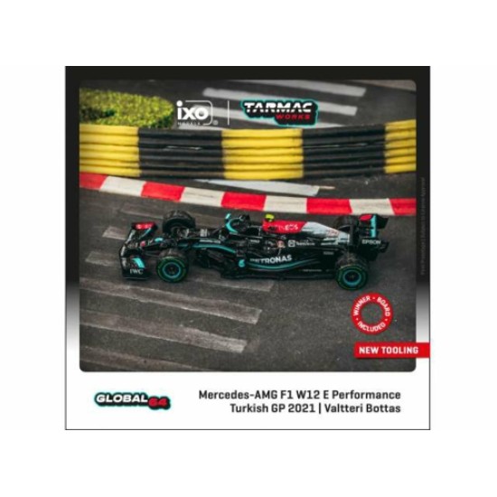 TCT64GF037VB1 - 1/64 MERCEDES BENZ AMG F1 W12 NO.77 VALTTERI BOTTAS T64G-F037-VB1