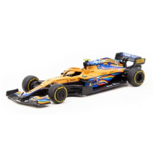 1/64 2021 MCLAREN MCL35M NO.14 LANDO NORRIS ABU DHABI GRAND PRIX T64G-F040-LN3