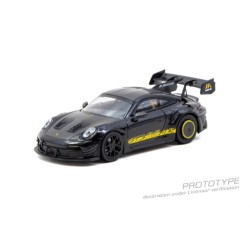 1/64 PORSCHE GT3RS (992.2) MR BLACK/YELLOW TARMAC SPECIAL EDITION 1/64 PORSCHE GT3RS (992.2) MR BLACK/YELLOW TARMAC SPECIAL EDITION
