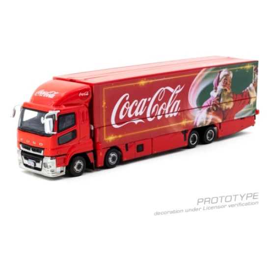 1/64 MITSUBISHI FUSO SUPER GREAT COCA-COLA SANTA TRUCK