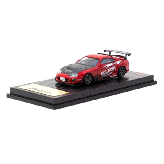 TCTIG643841 - 1/64 TOYOTA SUPRA (JZA80) RZ RED - IGNITION MODEL EXCLUSIVE