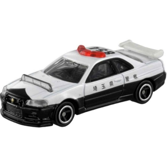 NO.1 NISSAN SKYLINE GT-R(BNR34) POLICE CAR NO.1 NISSAN SKYLINE GT-R(BNR34) POLICE CAR