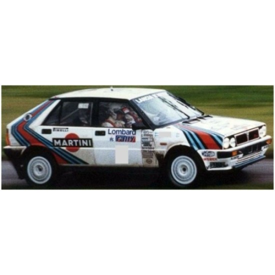 TOPTMR1263A - 1/12 LANCIA DELTA HF 4WD NO.6 M. BIASION T. SIVIERO WINNER MONTE CARLO RALLYE 1987