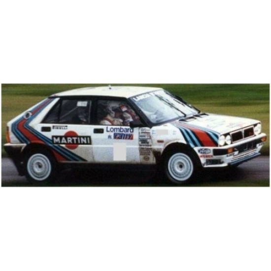 TOPTMR1263B - 1/12 LANCIA DELTA HF 4WD NO.3 M. BIASION T. SIVIERO WINNER SANREMO RALLYE 1987