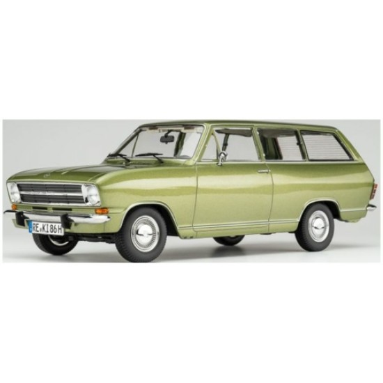 TOU18048100 - 1/18 OPEL KADETT B CARAVAN 1972 LEMON GREEN METALLIC