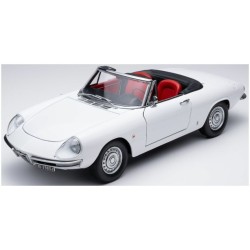 TOU18120004 - 1/18 ALFA ROMEO 1600 DUETTO SPIDER 1966 - BIANCO FARINA WHITE TOU18120004 - 1/18 ALFA ROMEO 1600 DUETTO SPIDER 1966 - BIANCO FARINA WHITE