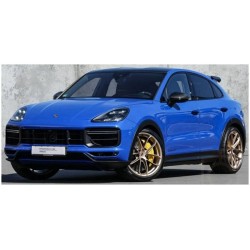 1/64 PORSCHE CAYENNE TURBO GT WEISSACH BLUE (OPEN ENGINE)