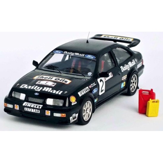 1/43 FORD SIERRA RS COSWORTH - 10TH AUDI SPORT RALLY 1987: MARK LOVELL / JERRY WILLIAMS