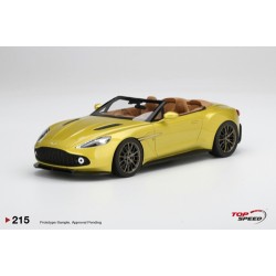 TS0215 - 1/18 ASTON MARTIN VANQUISH ZAGATO VOLANTE COSMOPOLITAN YELLOW TS0215 - 1/18 ASTON MARTIN VANQUISH ZAGATO VOLANTE COSMOPOLITAN YELLOW