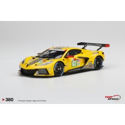 TOP SPEED 1/18 CHEVROLET CORVETTE C8.R NO.63 2021 LE MANS 24HR TS0380 - DAMAGED TOP SPEED 1/18 CHEVROLET CORVETTE C8.R NO.63 2021 LE MANS 24HR TS0380 - DAMAGED