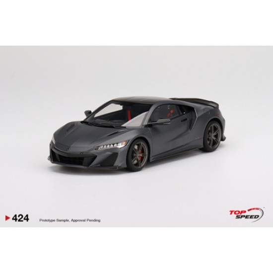 TS0424 - 1/18 ACURA NSX TYPE S 2022 GOTHAM GRAY MATTE