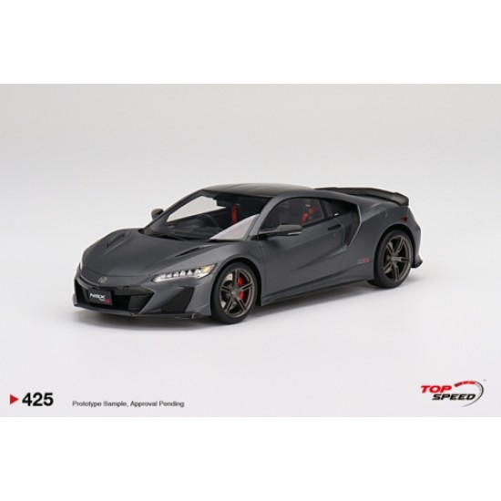 TS0425 - 1/18 HONDA NSX TYPE S 2022 GOTHAM GRAY MATTE