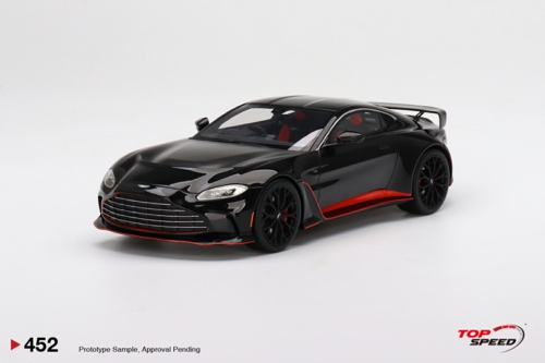 Aston Martin V12 Vantage 1/18黒 1/18 ASTON MARTIN V12 VANTAGE JET BLACK TS0452