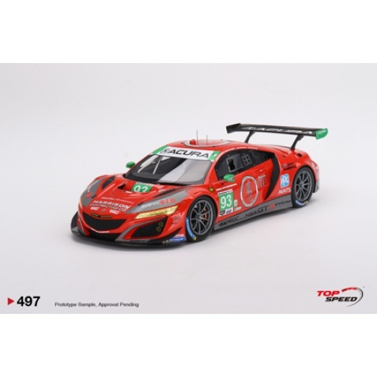 1/18 ACURA NSX GT3 EVO22 NO.93 HARRISON CONTRACTING CO. RACERS EDGE MOTORSPORTS