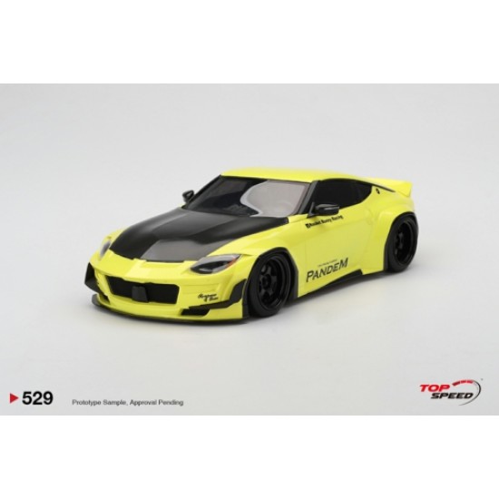 TS0529 - 1/18 NISSAN Z (RZ34) PANDEM IKAZUCHI YELLOW