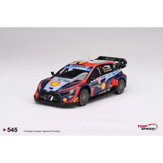 1/18 HYUNDAI I20 N RALLY1 HYBRID NO.11 2023 RALLY MONTE CARLO 3RD PLACE TS0545