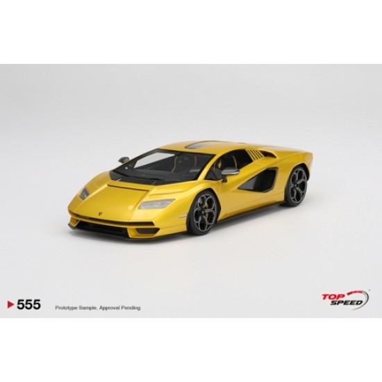 TS0555 - 1/18 LAMBORGHINI COUNTACH LPI 800-4 NEW GIALLO ORION