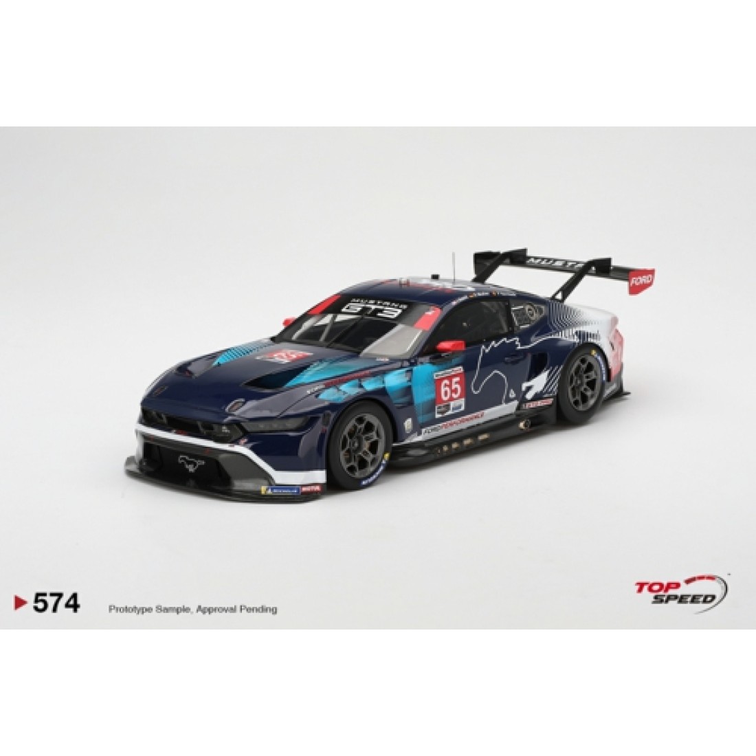 TS0574 1/18 FORD MUSTANG GT3 NO.65 FORD MULTIMATIC MOTORSPORTS 2024