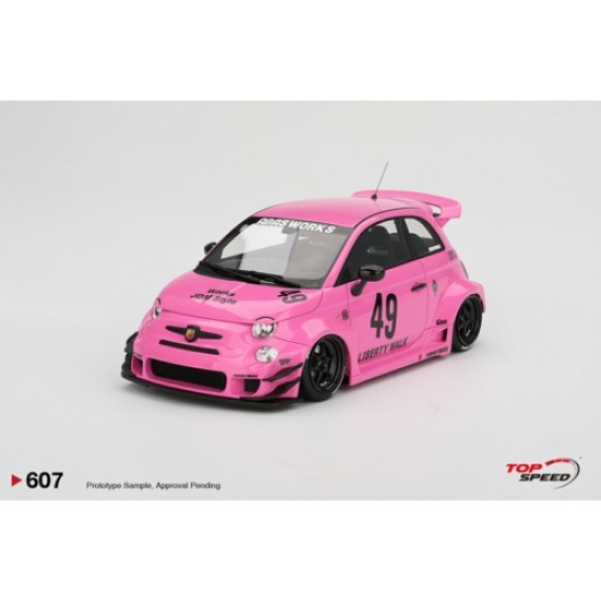 1/18 LB WORKS X ABAS WORKS ABARTH 595 PINK