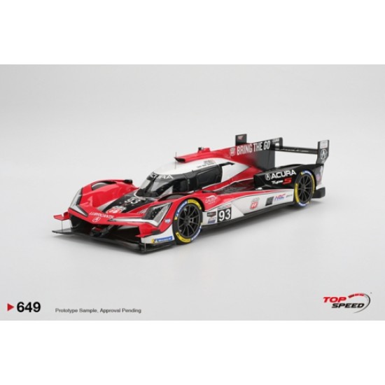 1/18 ACURA ARX-06 NO.93 ACURA MEYER SHANK RACING 2025 IMSA SEBRING 12 HRS 1/18 ACURA ARX-06 NO.93 ACURA MEYER SHANK RACING 2025 IMSA SEBRING 12 HRS