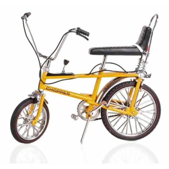 1/12 CHOPPER MK1 BICYCLE - YELLOW 41600