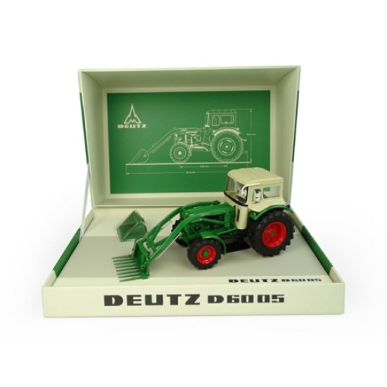 1/32 DEUTZ D6005 4WD WITH CAB AND FRONT LOADER 1967