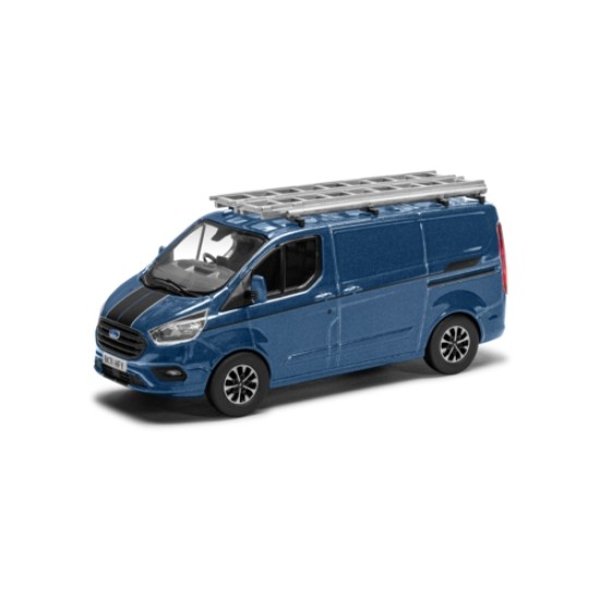 1/43 FORD TRANSIT CUSTOM SPORT, CHROME BLUE