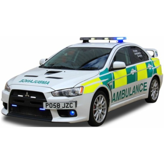 VITV29353 - 1/43 MITSUBISHI LANCER EVOLUTION X UK PRIVATE AMBULANCE SERVICE