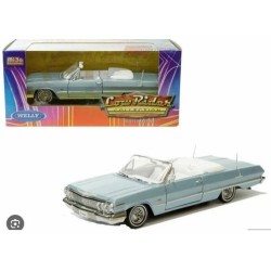 1/24 CHEVROLET IMPALA CONVERTIBLE LOW RIDER BLUE