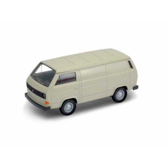 1/34 VOLKSWAGEN T3 VAN CREAM (PULL BACK ACTION)