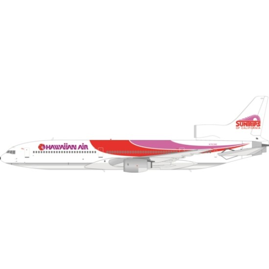 1/200 HAWAIIAN L-1011 N763BE WITH STAND B-1011-HA-763