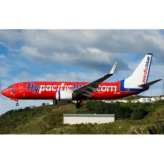 1/200 PACIFIC BLUE AIRLINES BOEING 737-8FE ZK-PBI WB2006