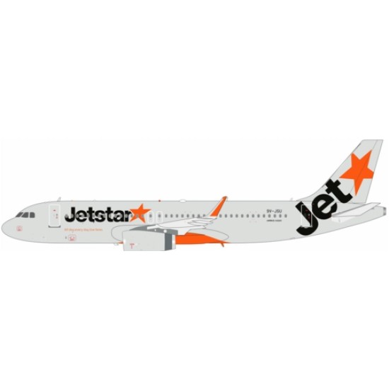 1/200 JETSTAR ASIA AIRWAYS AIRBUS A320-232 9V-JSU WITH STAND