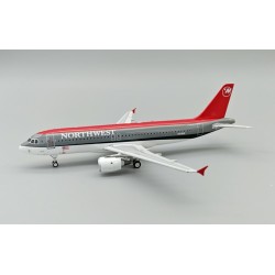 1/200 NORTHWEST AIRLINES AIRBUS A320-211 N318US WITH STAND B-320-NW-318