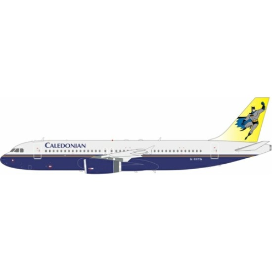 1/200 CALEDONIAN AIRWAYS AIRBUS A320-231 G-CVYG (BATMAN TAIL) WITH STAND LTD 120PCS 1/200 CALEDONIAN AIRWAYS AIRBUS A320-231 G-CVYG (BATMAN TAIL) WITH STAND LTD 120PCS