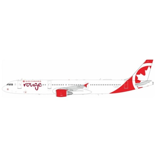 1/200 AIR CANADA ROUGE AIRBUS A321-211 C-GYFM WITH STAND