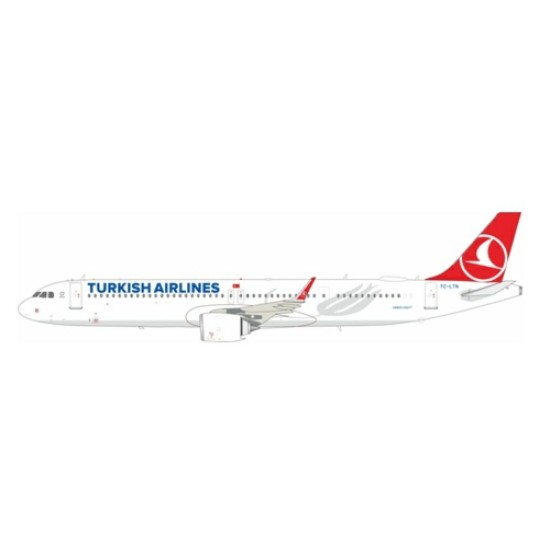 1/200 TURKISH AIRLINES AIRBUS A321-271NX TC-LTN WITH STAND LIMITED 48PCS 1/200 TURKISH AIRLINES AIRBUS A321-271NX TC-LTN WITH STAND LIMITED 48PCS