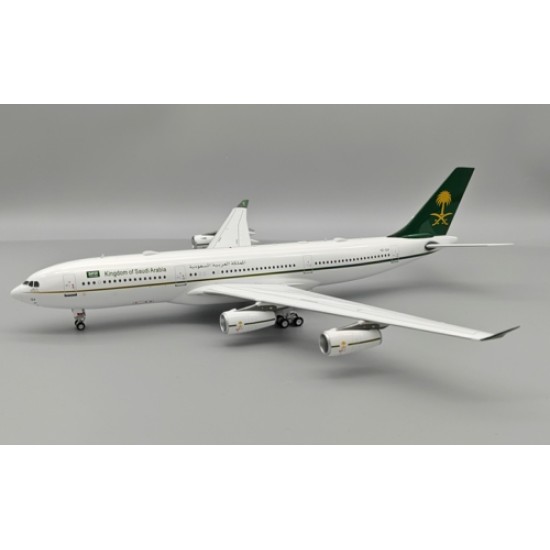 1/200 SAUDI ARABIA GOVERNMENT AIRBUS A340-213 HZ-124 WITH STAND