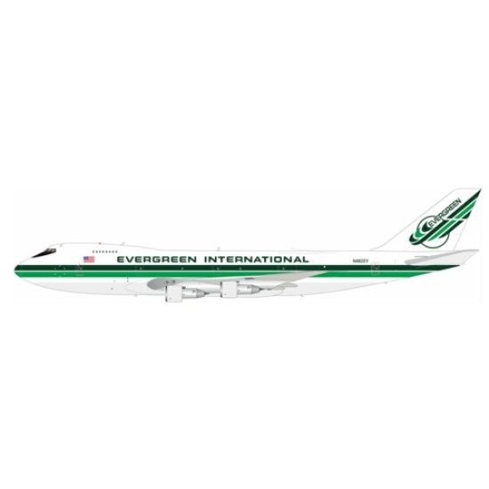 1/200 EVERGREEN INTERNATIONAL AIRLINES BOEING 747-212B N482EV WITH STAND LTD 55 MODELS