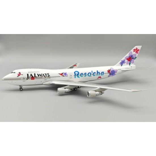 1/200 JALWAYS RESO CHA BOEING 747-246B JA8150 WITH STAND