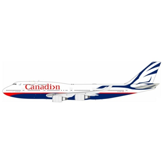 1/200 CANADIAN AIRLINES BOEING 747-475 C-FCRA GOOSE SCHEME WB744FCRA