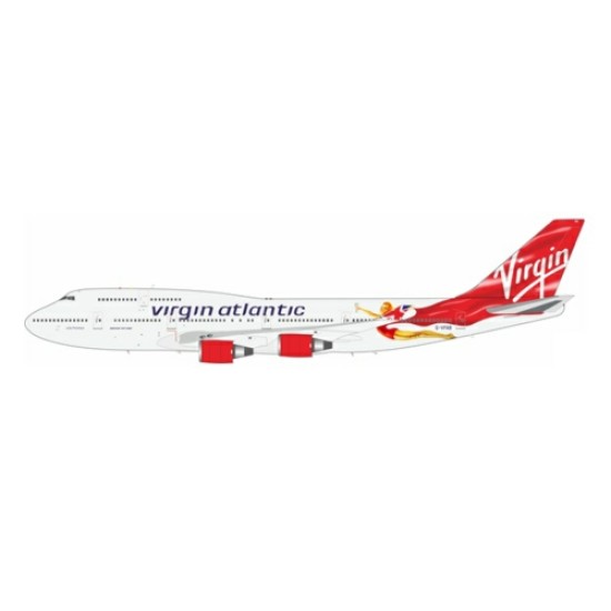 1/200 VIRGIN ATLANTIC AIRWAYS BOEING 747-4Q8 G-VFAB WITH STAND