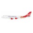 1/200 VIRGIN ATLANTIC AIRWAYS BOEING 747-4Q8 G-VFAB WITH STAND WB744VRFAB