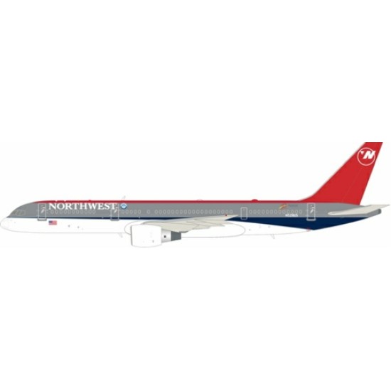1/200 NORTHWEST AIRLINES 757-251 N528US WITH STAND