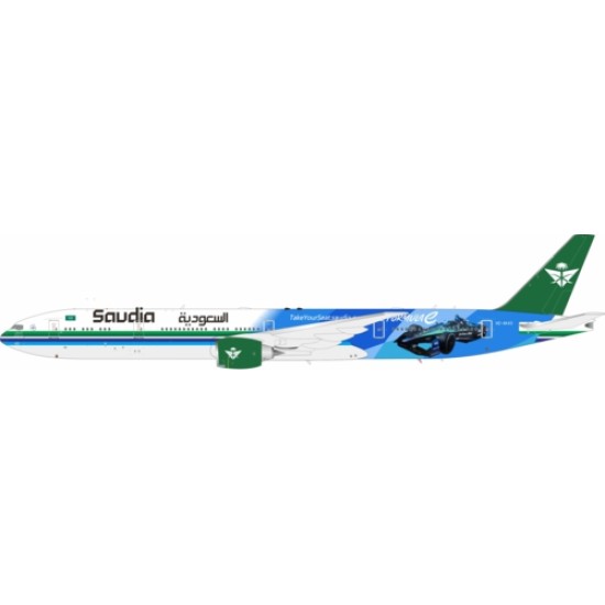 1/200 SAUDI ARABIAN AIRLINES BOEING 777-368/ER HZ-AK43 WITH STAND WB-773-HZ-AK43 1/200 SAUDI ARABIAN AIRLINES BOEING 777-368/ER HZ-AK43 WITH STAND WB-773-HZ-AK43