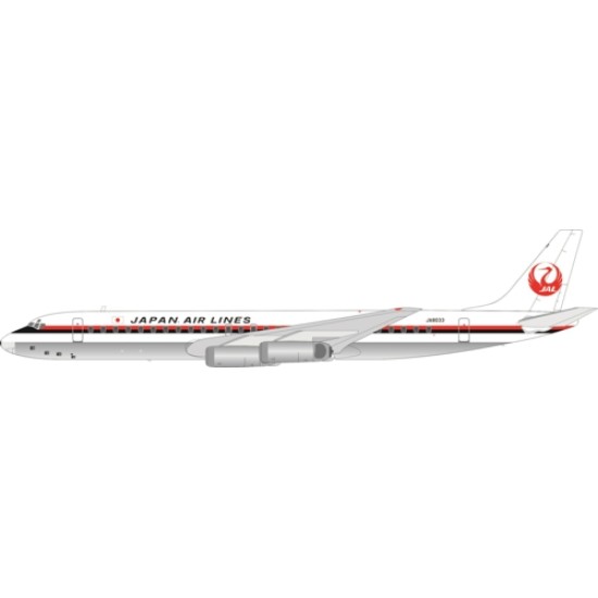 1/200 JAPAN AIR LINES - JAL DC-8-62 JA8033 WITH STAND WB862JAL33P